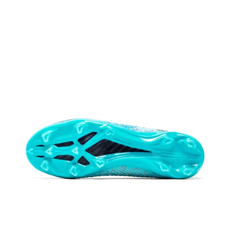 QIUTEXIONG FG Rubber Long Studs TF Rubber Broken Studs Soft Ground Firm Ground Slip Resistant Soccer Shoes Unisex-41