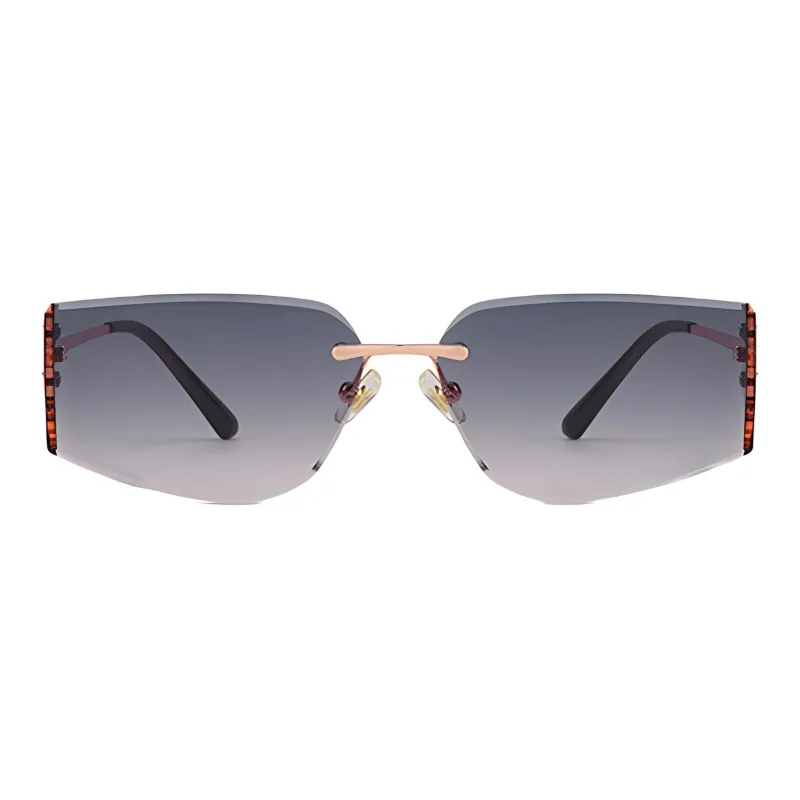 NOME Metal Square Sunglasses Unisex-3