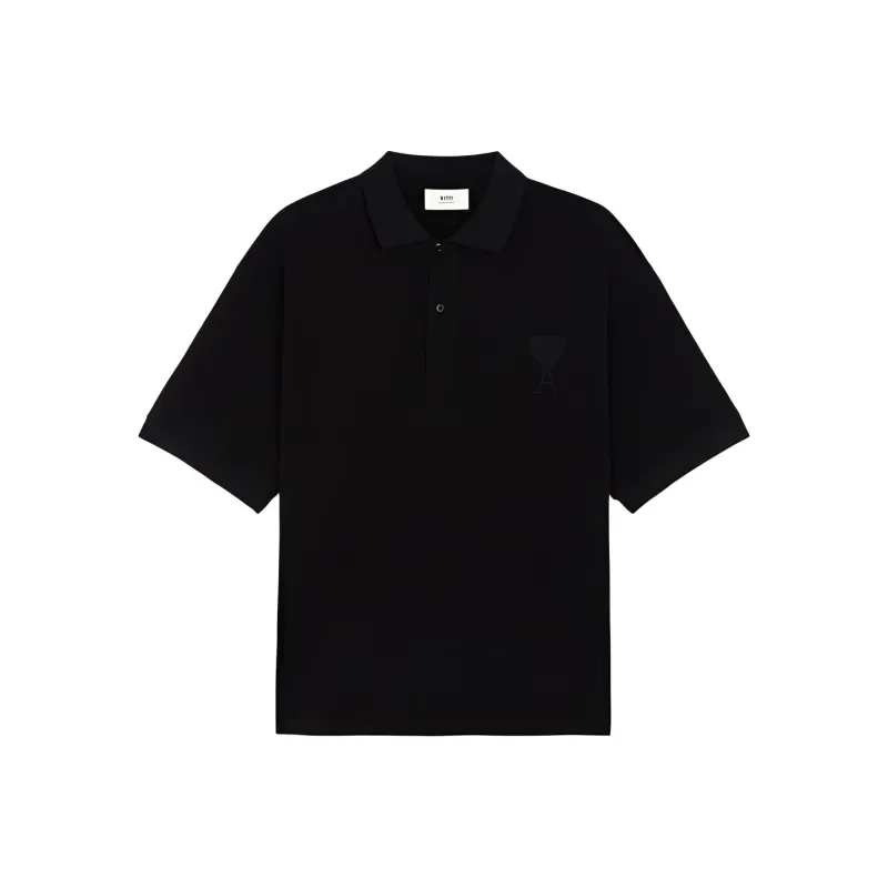 AMIPARIS FW21 Polo Shirt Men's Black-0