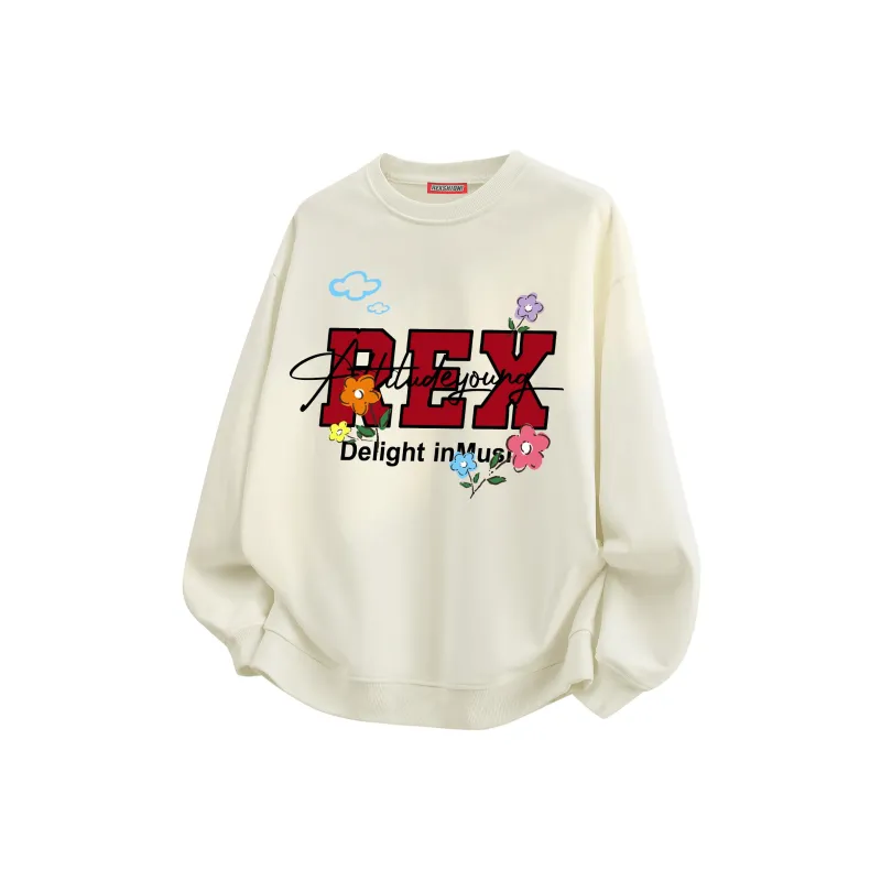 REXSHION Sweatshirt Unisex Apricot-0