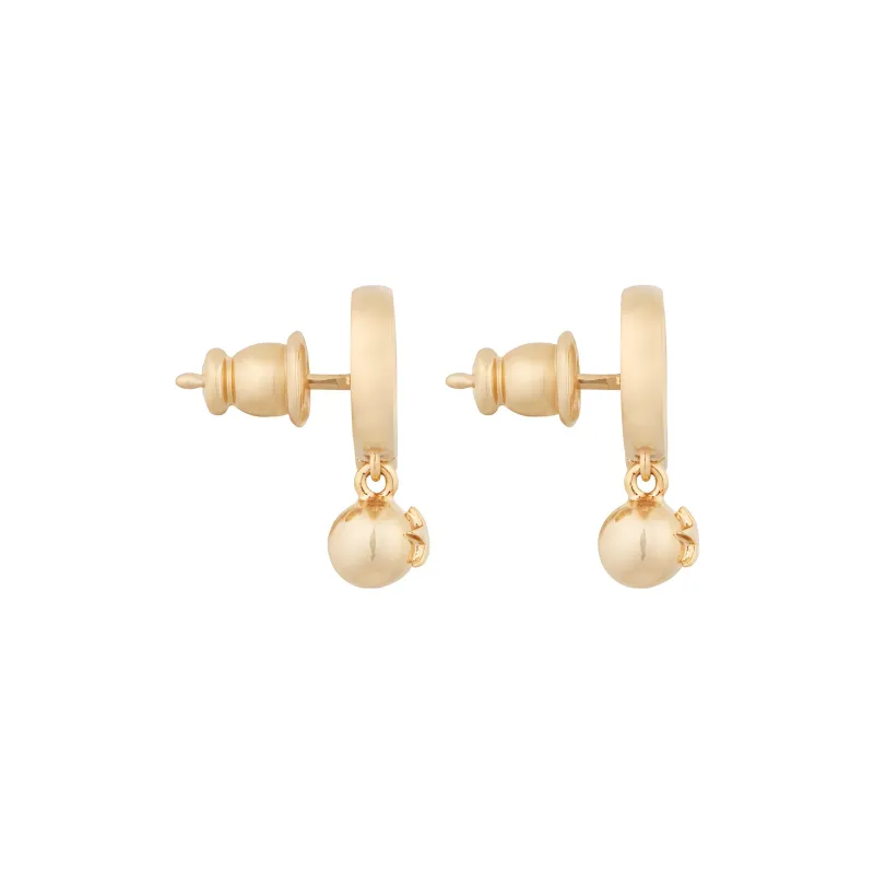 DIOR Earrings Women's Gold-2