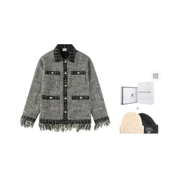 Charlie Luciano Jacket Unisex Black Gray Color