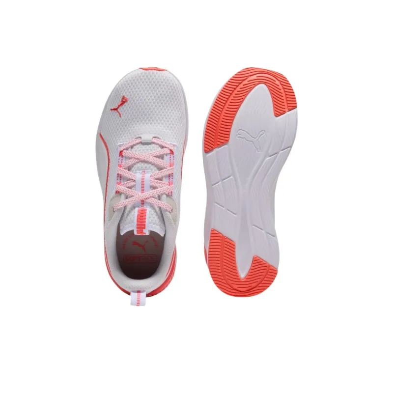 PUMA Softride Harli Anti Slip Wear Resistant Low Top Casual Running Shoes Women's White Pink-3