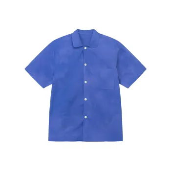 Stussy X Tekla Short Sleeve Poplin Pajama Shirt