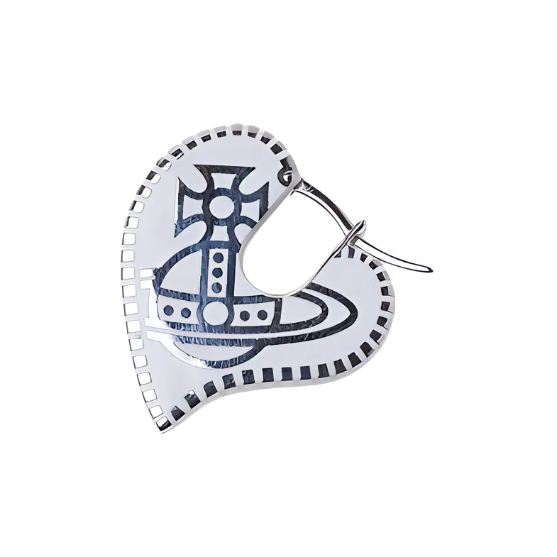 Vivienne Westwood Platinum Resin Earrings Women's Silver-3