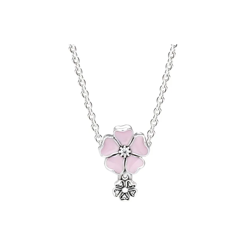 Pandora 925 Sterling Silver Jewelry Accessories Unisex Pink/Silver-2