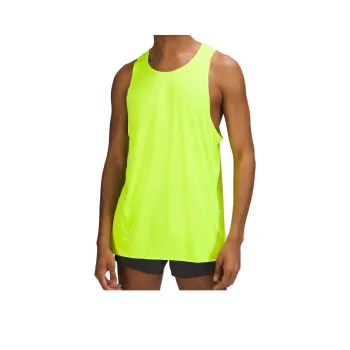 Lululemon Fast And Free Tank Tops Men Bright Yellow