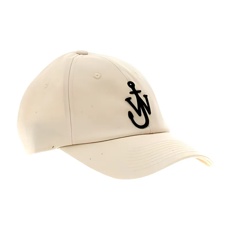 JW Anderson Curved Peak Logo Embroidered Baseball Cap-1