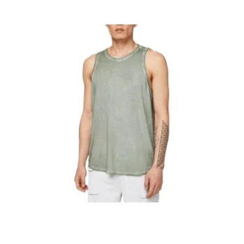 Lululemon Tank Tops Men's Gray/Green Multicolour