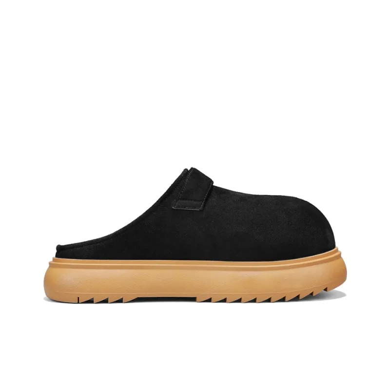HUANAI Quiet, Odor Resistant, Abrasion Resistant Closed Toe Slippers Men's-1