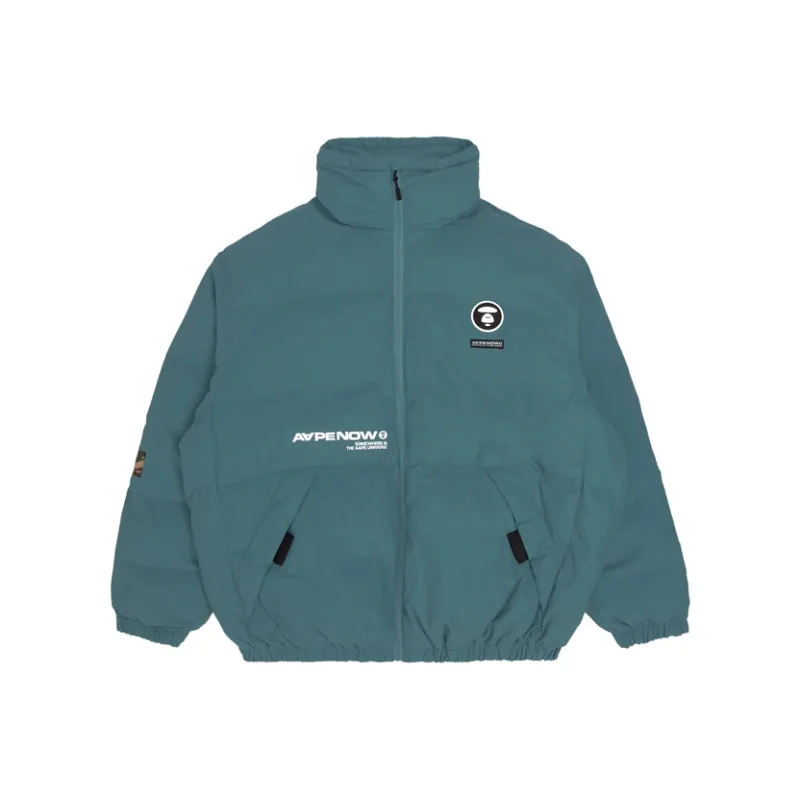 Aape Logo patch Padded Jacket-4