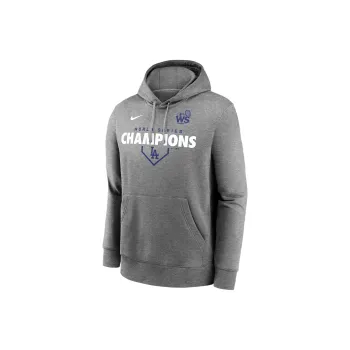 Nike Los Angeles Dodgers 2024 World Series Champions Lockup Club Men's Nike Mlb Pullover Hoodie