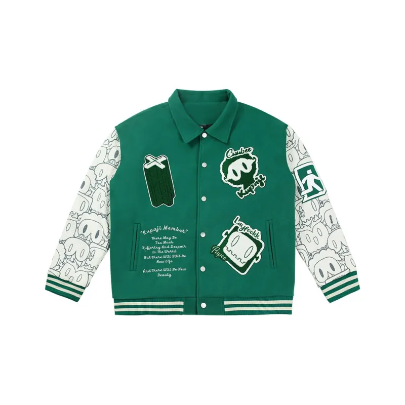 WAYNEXZAVIER x Kupaji Jacket Men's Green-0