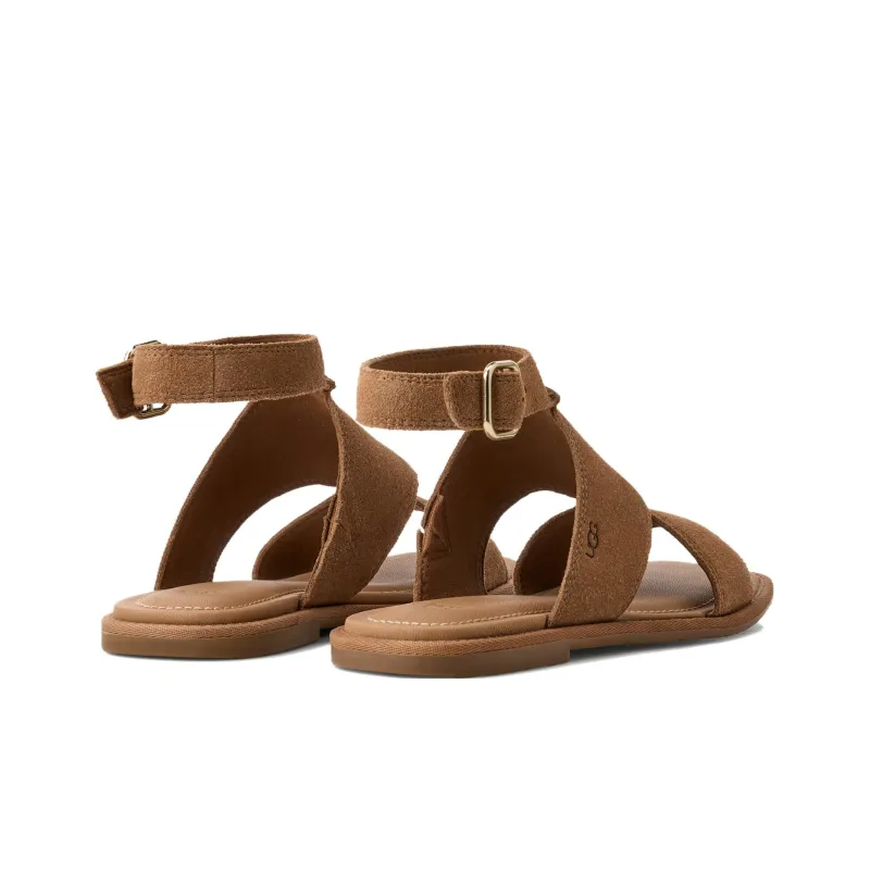 UGG Delray One Strap Sandals Women's Brown-2