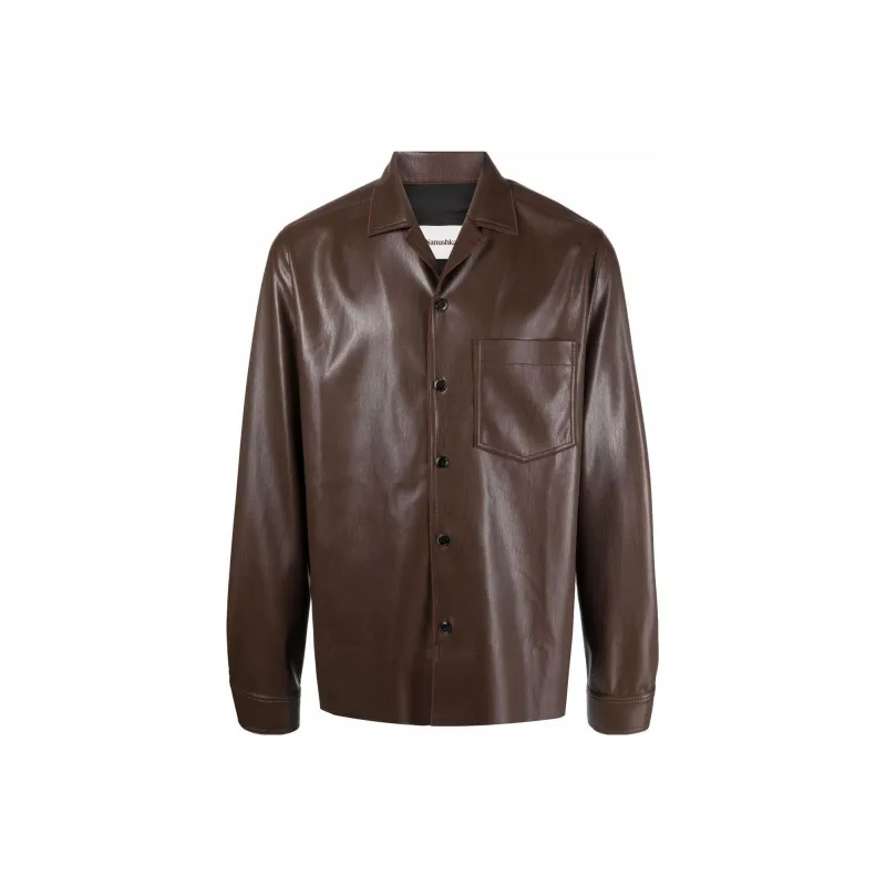 NANUSHKA Jackets Men Brown-0