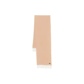 HUGO BOSS Logo patch Fringed Scarf
