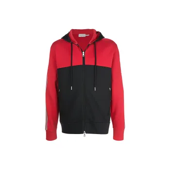 Moncler Colour Blocked Zipped Hoodie