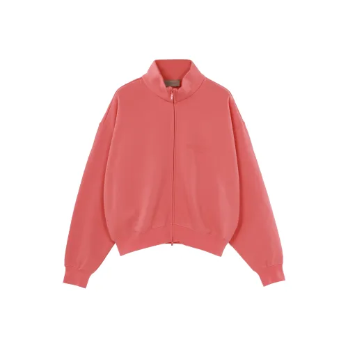 Fear Of God Essentials Jacket Unisex Coral Red