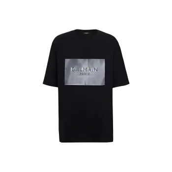 BALMAIN Main Lab Holographic T Shirt