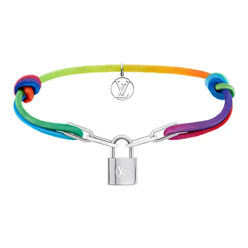LOUIS VUITTON Q05269 SiLOUIS VUITTONer Lockit X Virgil Abloh Bracelet Natural Titanium