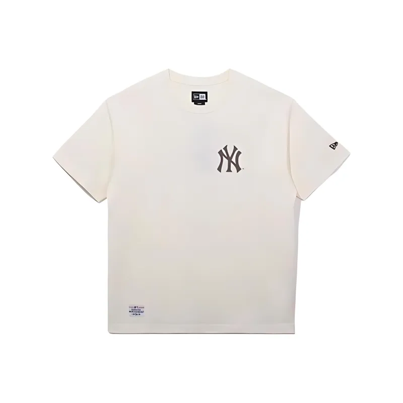 New Era T Shirt Unisex Ivory White-1