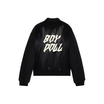 CELINE Boy Doll Teddy Jacket In Satin Finish Nylon