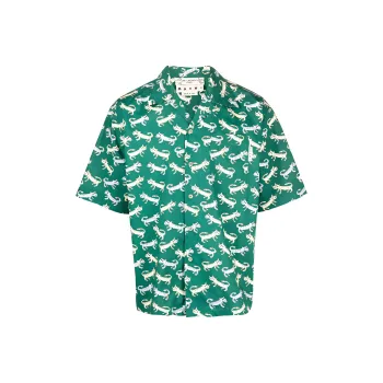 MARNI Shirts Men Green