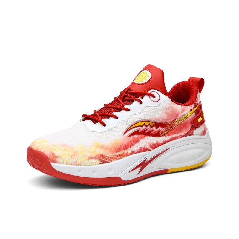Black tailed Deer Shock Absorbers With Slip Resistant And Abrasion Resistant Properties Low Top Basketball Shoes Unisex-7