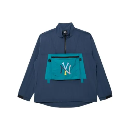 New Era Jackets Unisex Navy Blue