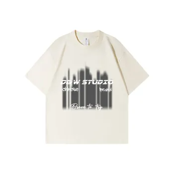 D&W T Shirts Unisex Ecru