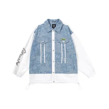 GENANX Jacket Unisex Denim Blue