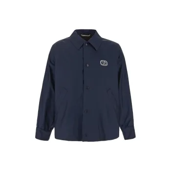 Valentino FW22 Jackets Coats Men's Dark Blue