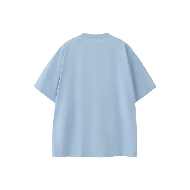 MONTVOO Drop Shoulder Sleeve T Shirt Unisex-6