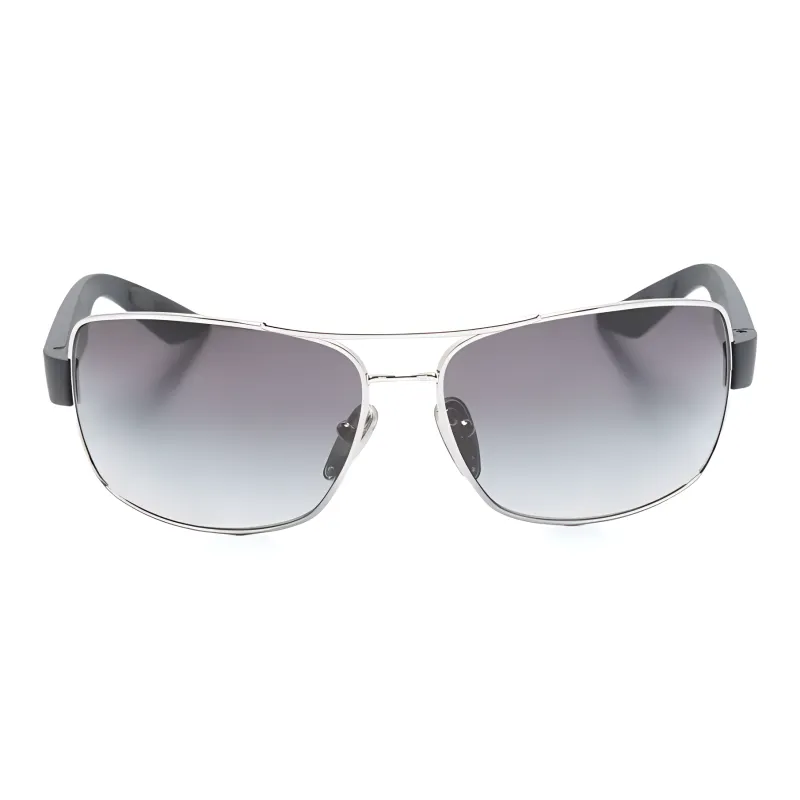 PRADA Eyewear Rectangle-frame Logo-print Sunglasses-0