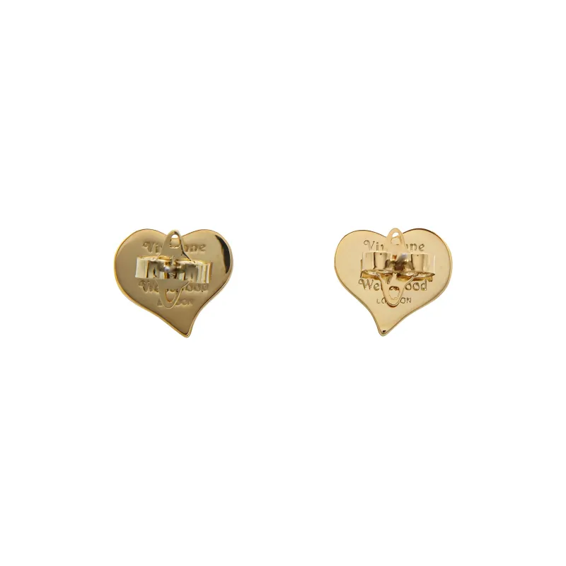 Vivienne Westwood Brass Stud Earrings Women's Rose Gold-1