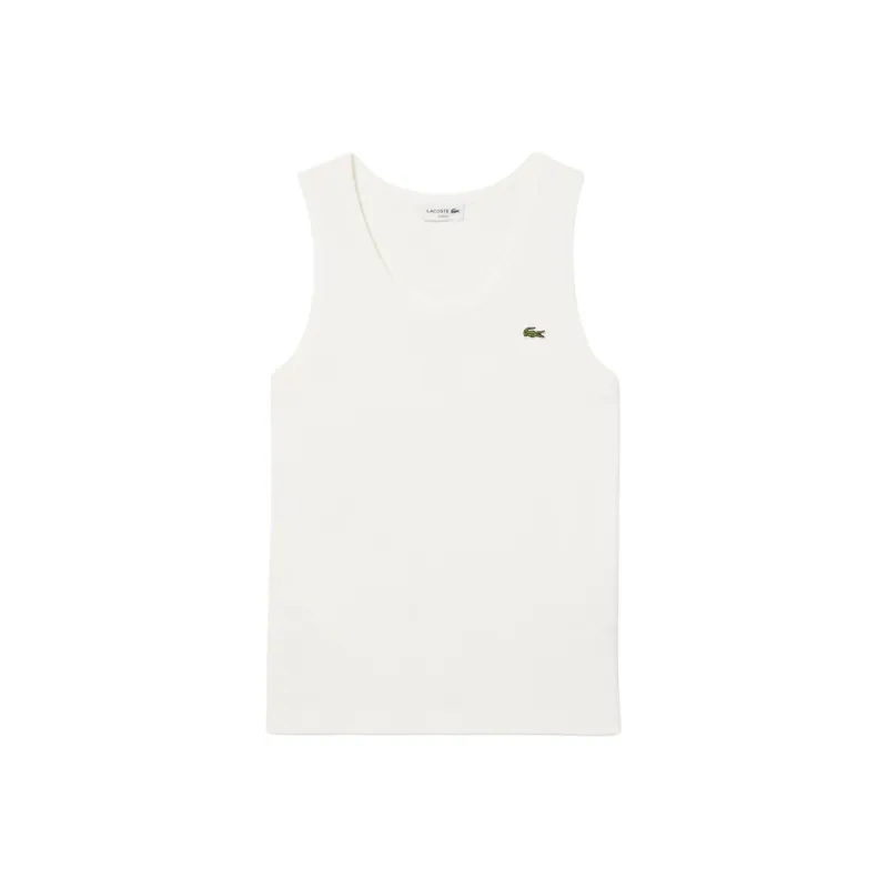 LACOSTE Logo embroidered Tank Top-0