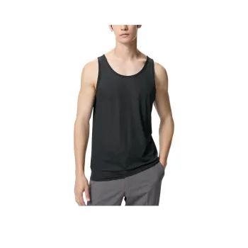 UNIQLO AIRism Mesh Series Tank Tops Men's Black