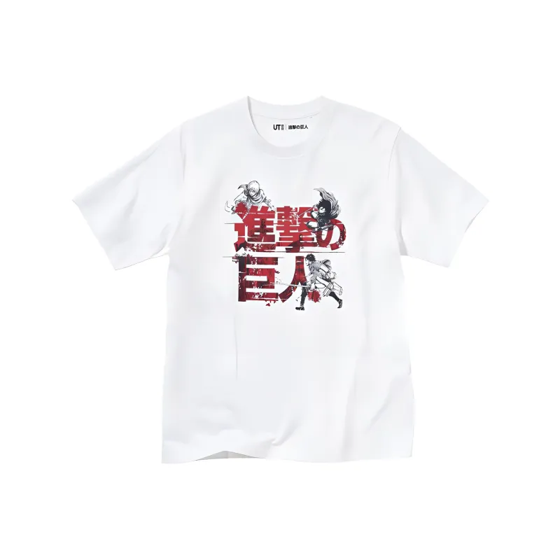 UNIQLO x JINJIDEJUREN,LIANMINGKUAN SS23 T Shirt Unisex White-0