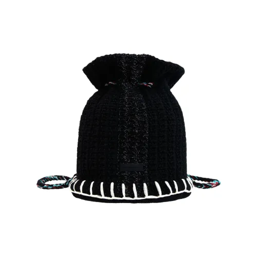 ADER ERROR Cotton Bucket Bag Backpack Unisex Black