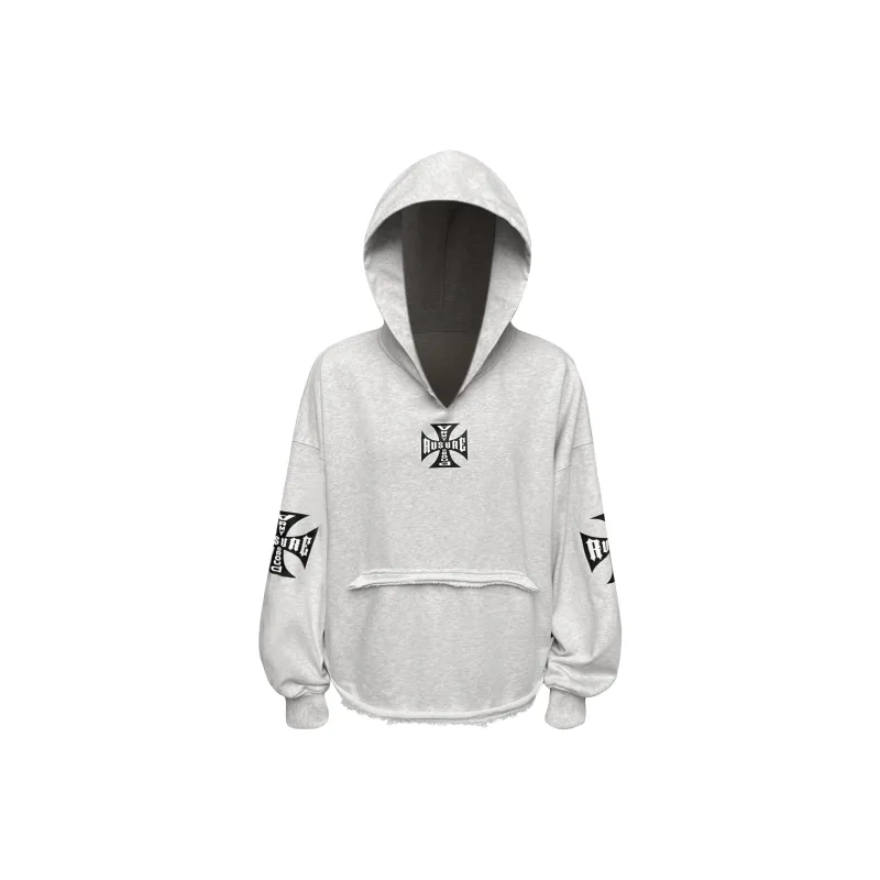 Rusure Hoodie Unisex Light Gray-0