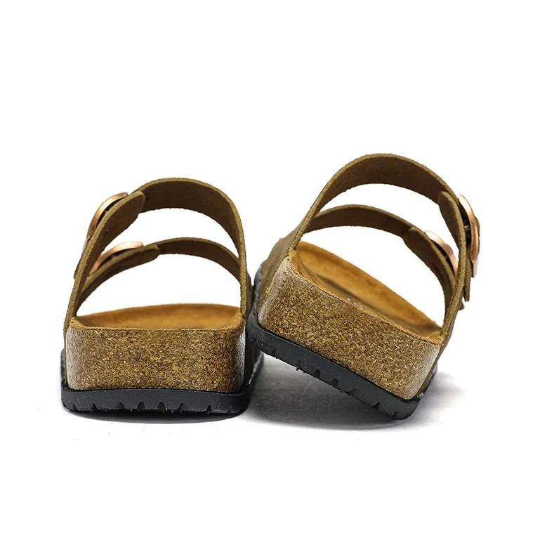 JEANSWEST Slip Resistant Abrasion Resistant Odor Resistant Birkenstock Shoes Unisex Taupe-5
