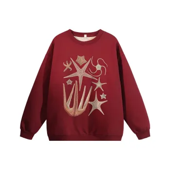 YOSICIL Sweatshirt Unisex Burgundy