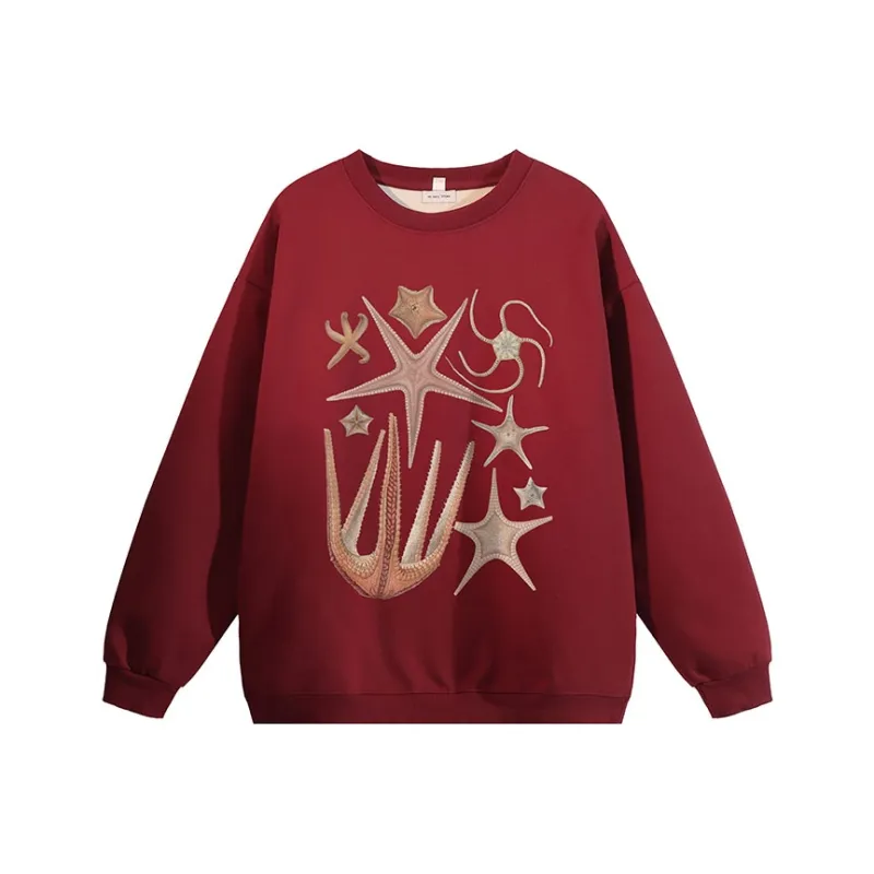 YOSICIL Sweatshirt Unisex Burgundy-0