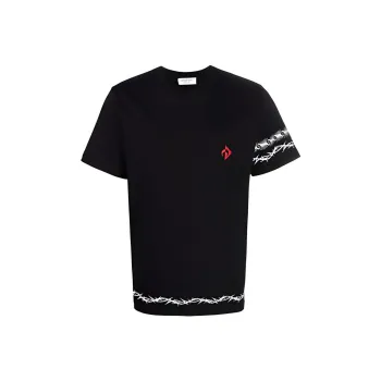Marine Serre T Shirts Men Black