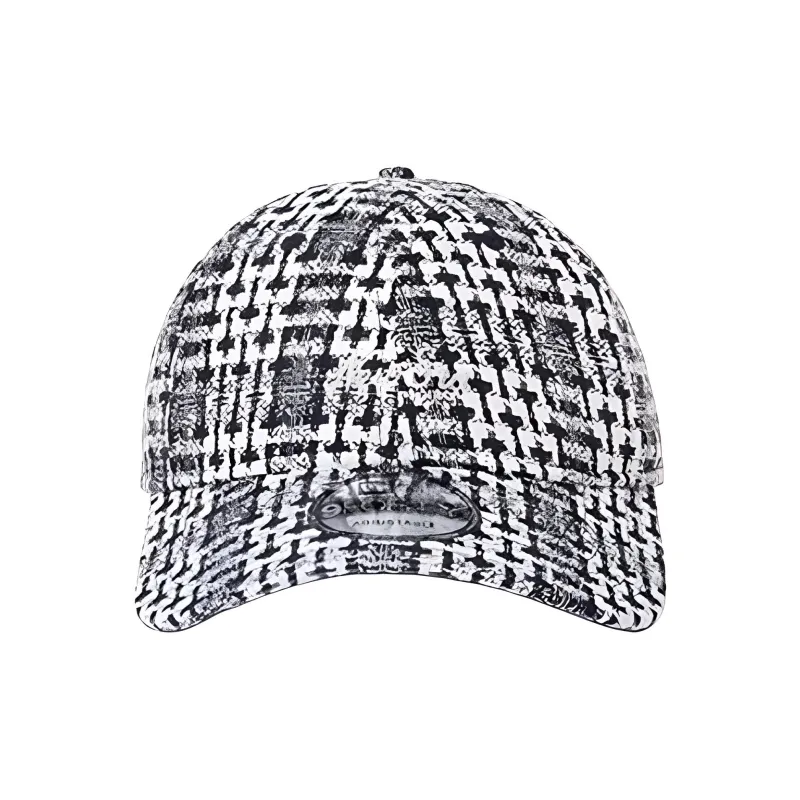 New Era Cotton, Cellulose Material, Acrylic, Polyester, Fibers Baseball Caps Unisex Black White-1