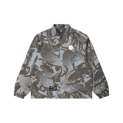 Aape Abstract Print Shirt Jacket