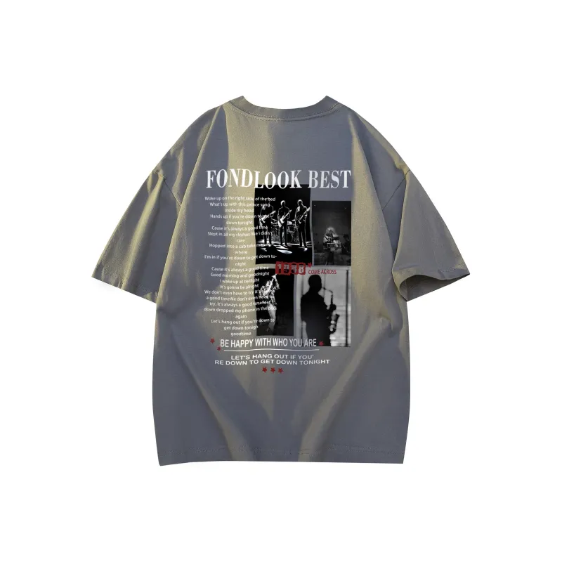 FONDLOOK T Shirts Unisex-16