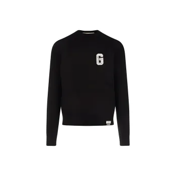 Golden Goose Logo Patch Crewneck Sweatshirt