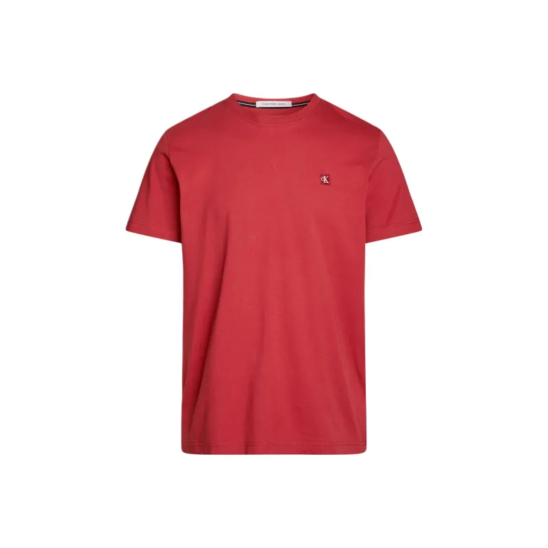 CALVIN KLEIN T Shirt Men's Garnet Red Europe Version-0