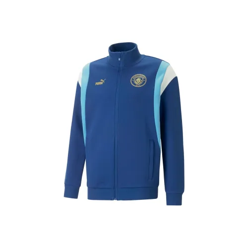 PUMA MCFC CNY Jackets Men Blue